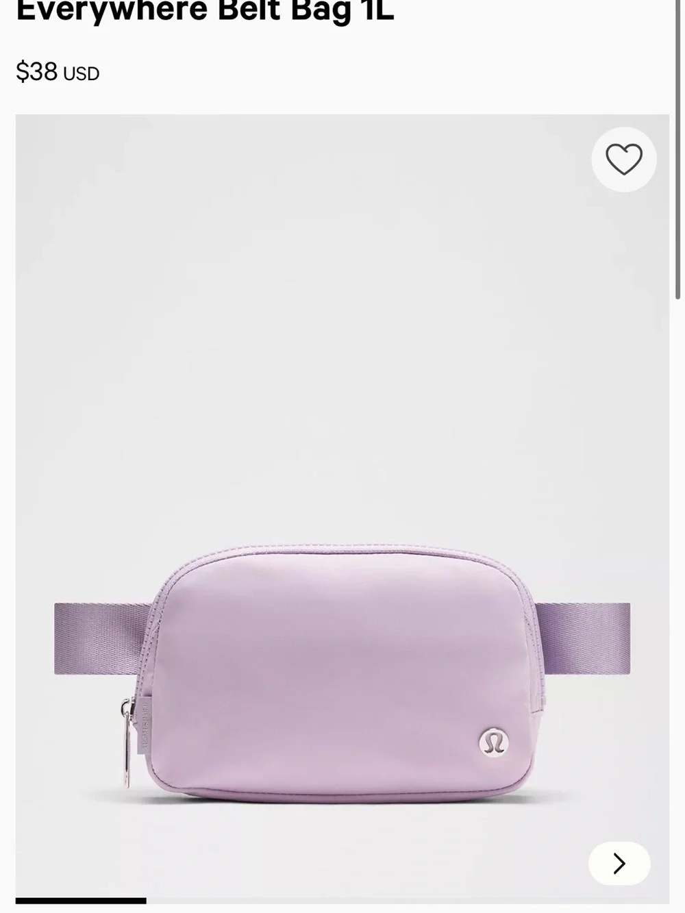 Two lululemon athletica Crossbody bags -